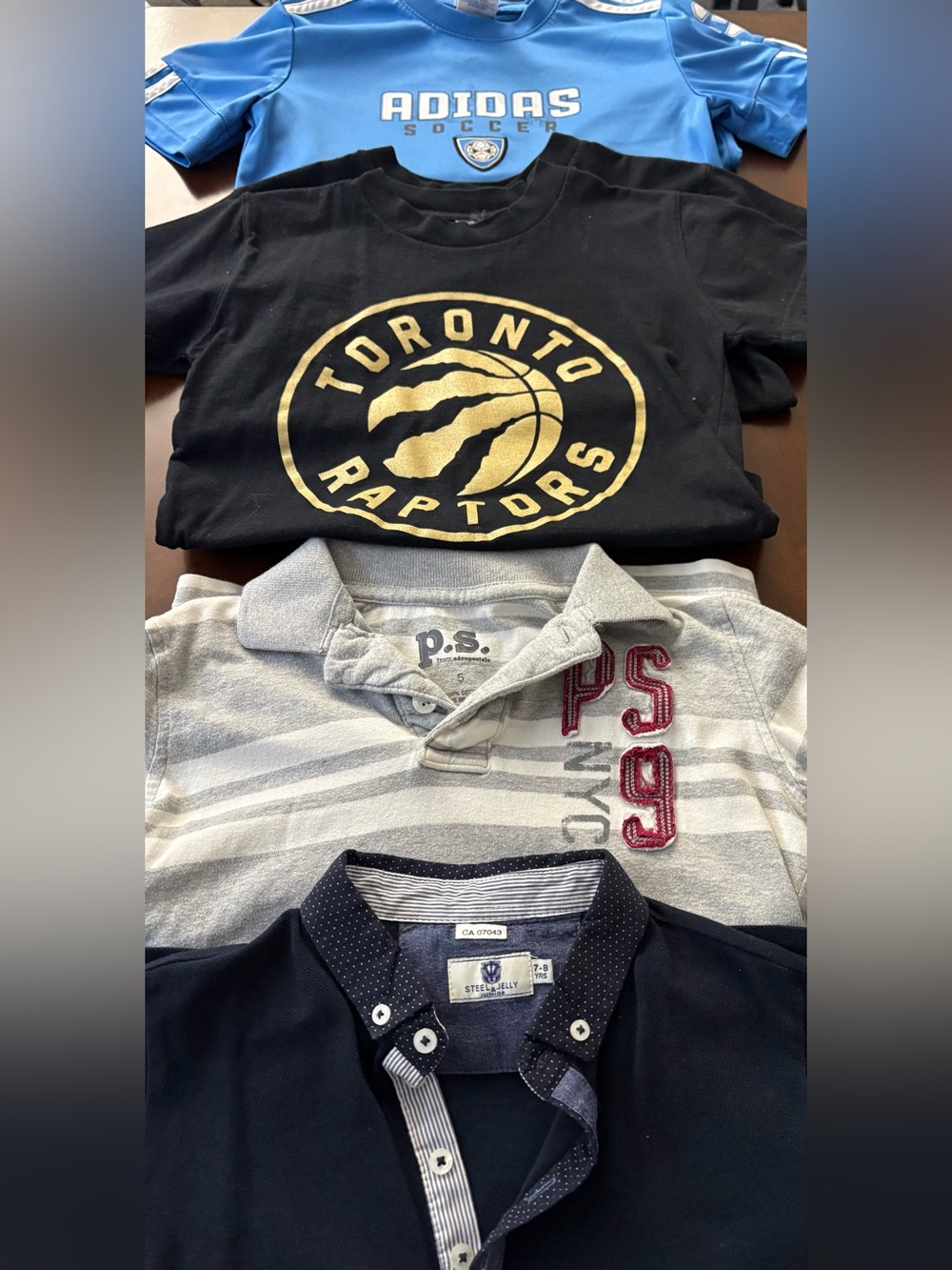 Boys Tees...Short Sleeve Polos...PJ pants
ANY 4 for $20
